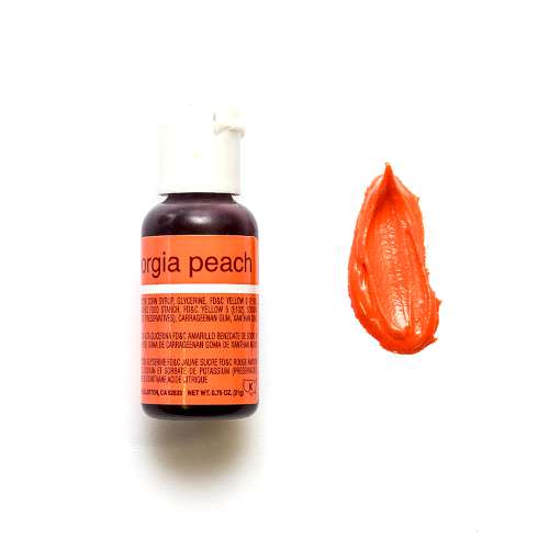 Chefmaster Liqua-gel - Peach - Click Image to Close